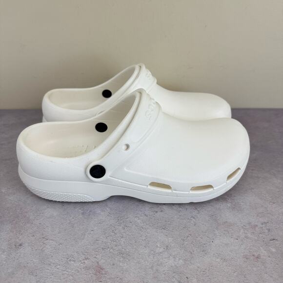Crocs Sandals White Specialist Vent II 205619 Slip-On Clogs Womens 10 Mens 8 - Picture 3 of 13